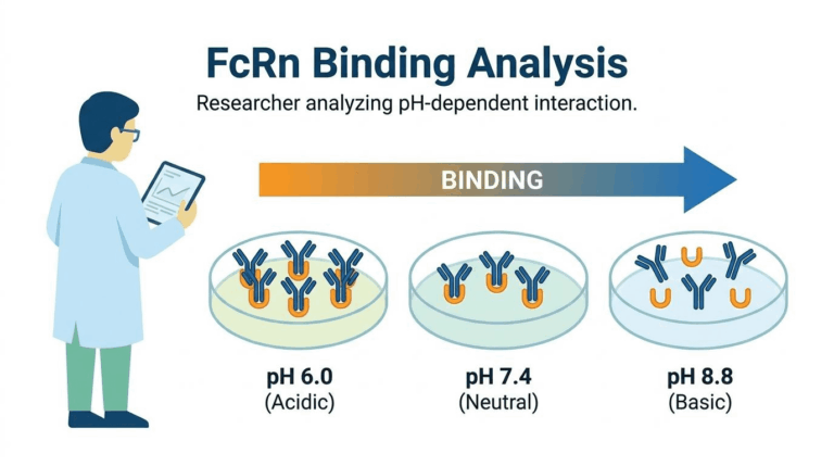 FcRn binding analysis